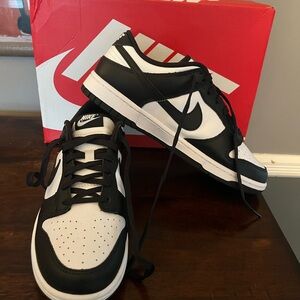 NEW Nike Dunk Low Retro "Panda" Black White - Size 9.5 Men / 11 Women - NIB